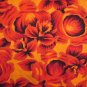 HAWAIIAN SHIRT Vintage Classic -= EARLY 70's SURFER ALOHA =- Floral Print COTTON Men's Size S!