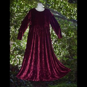 bohemian velvet dress