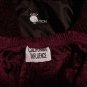 GORGEOUS LACE Vintage Burgandy HIPPIE SKIRT w/CHIC SWEATER JACKET Tiered BOHO BABE SWEEP Sz M-L!