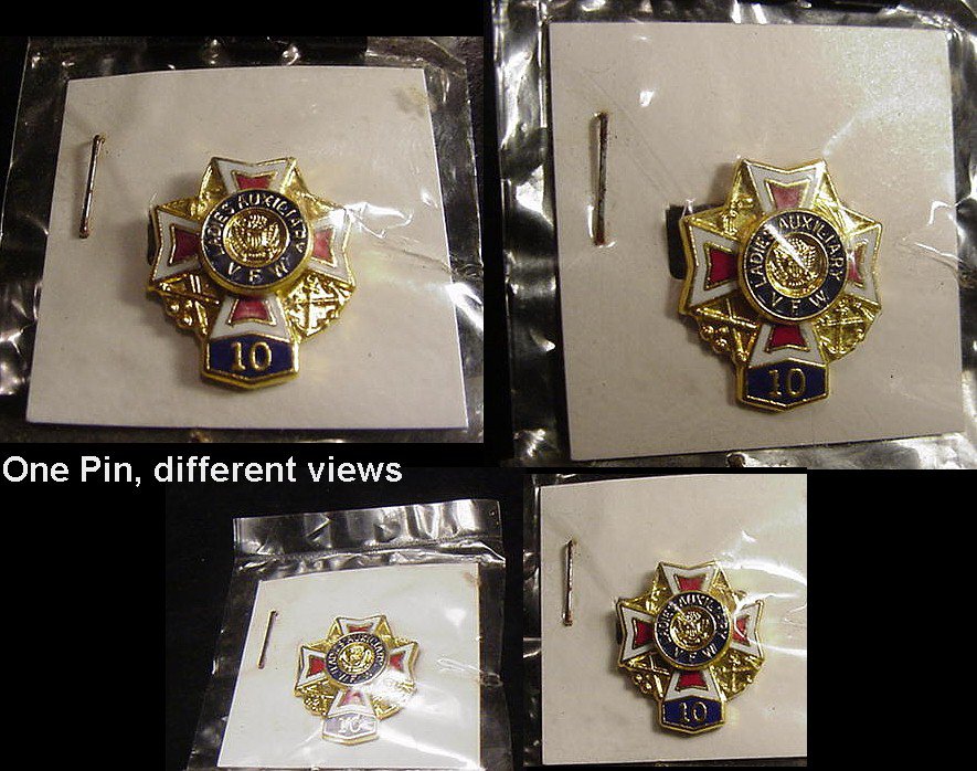 Collectible VETERANS of FOREIGN WARS Vintage Pin VFW Ladies Auxiliary