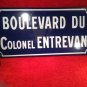 French street sign from Saint Dizier in the Champagne Region of France