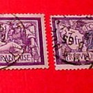 France Scott #128 A18 3fr violet & black Canceled