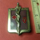 vintage Enameled French Militaire pin by Drago of Paris #2435