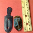 Vintage Enameled French Military Badge Pin by Drago of Paris # G1993