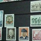 German Democratic Republic Scott's 205-215 A52-59 Misc see photo 1954
