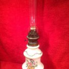 Antique French Majolica Oil Lamp By Cristal Superieure, Great Preper Lamp!!!!