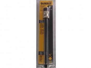 NIB 6in Wood Spade Bit Extension Dewalt Pk Spade Bit Extensions DW1588