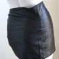 leather mini skirt
