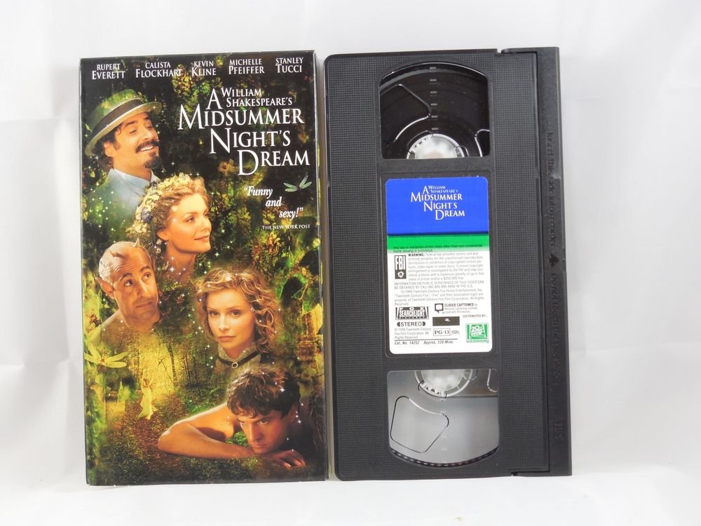 A Midsummer Night's Dream (VHS, 1999)