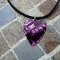 Guitar Pick Necklace "Amethyst Purple" - Music Fashion Jewelry Gift!