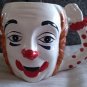 Vintage Clown Face Coffee Cup Mug Aldon 1981