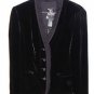 NWT DKNY Black Silk Velvet Jacket Small 6 $395
