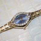 Jules Jurgensen Ladies Watch, 2 GENUINE Round Sapphires, 6 GENUINE Diamonds