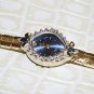 Jules Jurgensen Ladies Watch, 2 GENUINE Marquise Sapphires, 6 GENUINE Diamonds