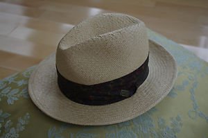 Kangol Panama Hat, Straw, Medium, M, MADE IN ENGLAND - Excellent Quality