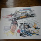 "Big Daddy" Don Garlits Ltd Edition Dual Signature print by Ken Dallison
