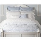 Pinzon 300 Thread Count Twin Comforter Set Blue Mist NEW $75