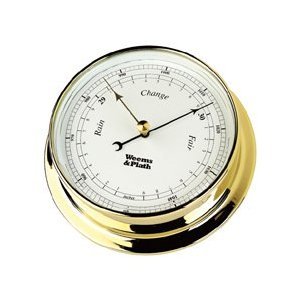 Weems & Plath Endurance 125 Collection Barometer Brass New in Box $172