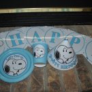 SNOOPY BLUE PERSONALIZED PARTY SUPPLIES