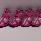 Dog Clothes Apparel Hot Pink & Pink Boots Booties Small