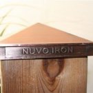 NUVO IRON 8"x 8" (7 1/2" x 7 1/2") PYRAMID ORNAMENTAL ALUMINIUM POST CAP PCP16CP