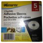 Memorex CD & DVD Adhesive Sleeves 5 Pack