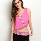 fuchsia top