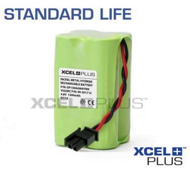 Visonic PowerMax Express & PowerMaster 10 Alarm 1300mA Battery 99-301712 GP130AAM4YMX [1712-13]