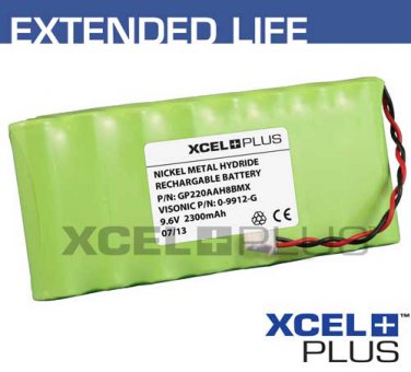 Visonic AmberSelect /Link Personal Emergency Response 1800mA 9.6V Alarm Battery [09912G-18]