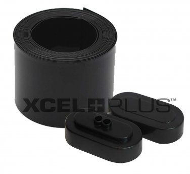 RC Black Wrap & Plastic End Caps Kit for Tamiya SubC Battery Packs 7.2/8.4V [ENDCAP-KIT]