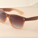 Brown/Tan crystal blend Sunglasses gradient lenses 80s retro style hollywood