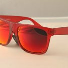 FLAT-TOP Retro 80s throwback sunglasses mirrored lens many colors stylish