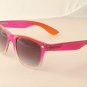 Pink/Orange crystal blend  Sunglasses With gradient lenses 80s retro style