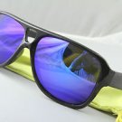 Funky Black/purp mirror aviator sunglasses stunna 80s dispatch style With Pouch