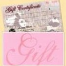 50.00 Gift Certificate