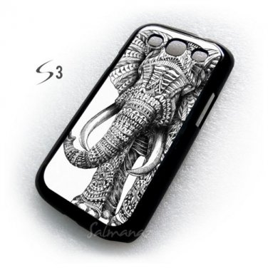 Ornate elephant aztec art elephant ornate samsung galaxy s3 I9300 case