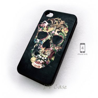 Skull Design Art iPhone 4 case , iPhone 4 Hard Cases