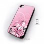 Casing iPhone 4 Case Design Her Abstraction Pink Art