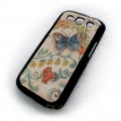 Design Butterfly Abstraction Art Samsung Galaxy S3 i9300 Cover Hard case