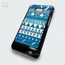 Aztec Blue Pattern Color Samsung Galaxy S2 Cover Case