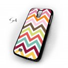 Chevron Pattern Chevron Colourful Samsung Galaxy S4 Case Cover