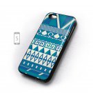 Aztec Blue Pattern Color IPhone 5 Cover Case