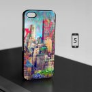 graffiti skyline Art Printed iPhone 5 Covers Cases