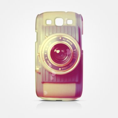 Vintage Camera Photo Bilora Bella Blue--Fine Art Lomography Samsung Galaxy S3 Cover Case