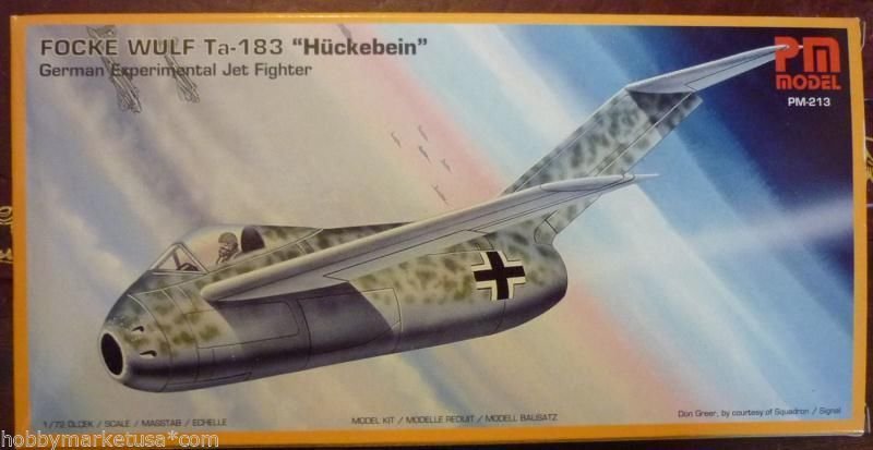 1 72 Focke Wulf Ta 183 Huckebein Luftwaffe Jet New