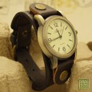 Men Wrist Watch Leather Band (BLW-128)