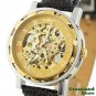 Men's Mechanical Steampunk Watch Gold Gold(NMW-153-GG)