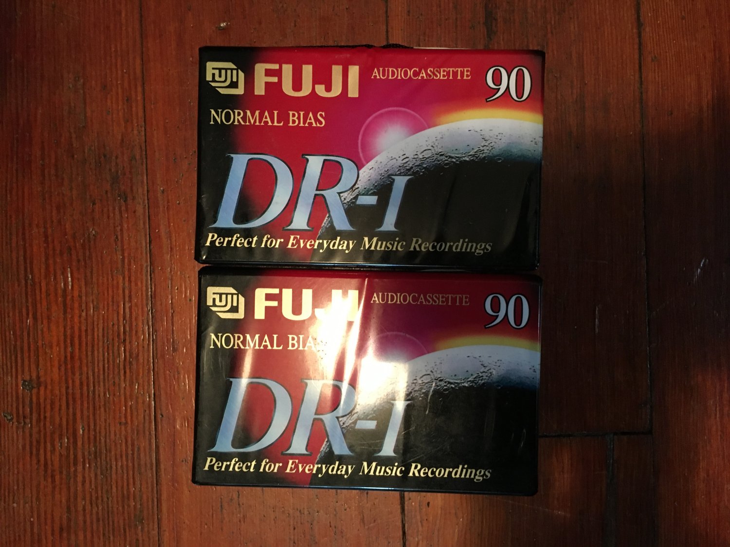 2 Fuji DR-I Normal Bias 90 Minute Cassette Tapes