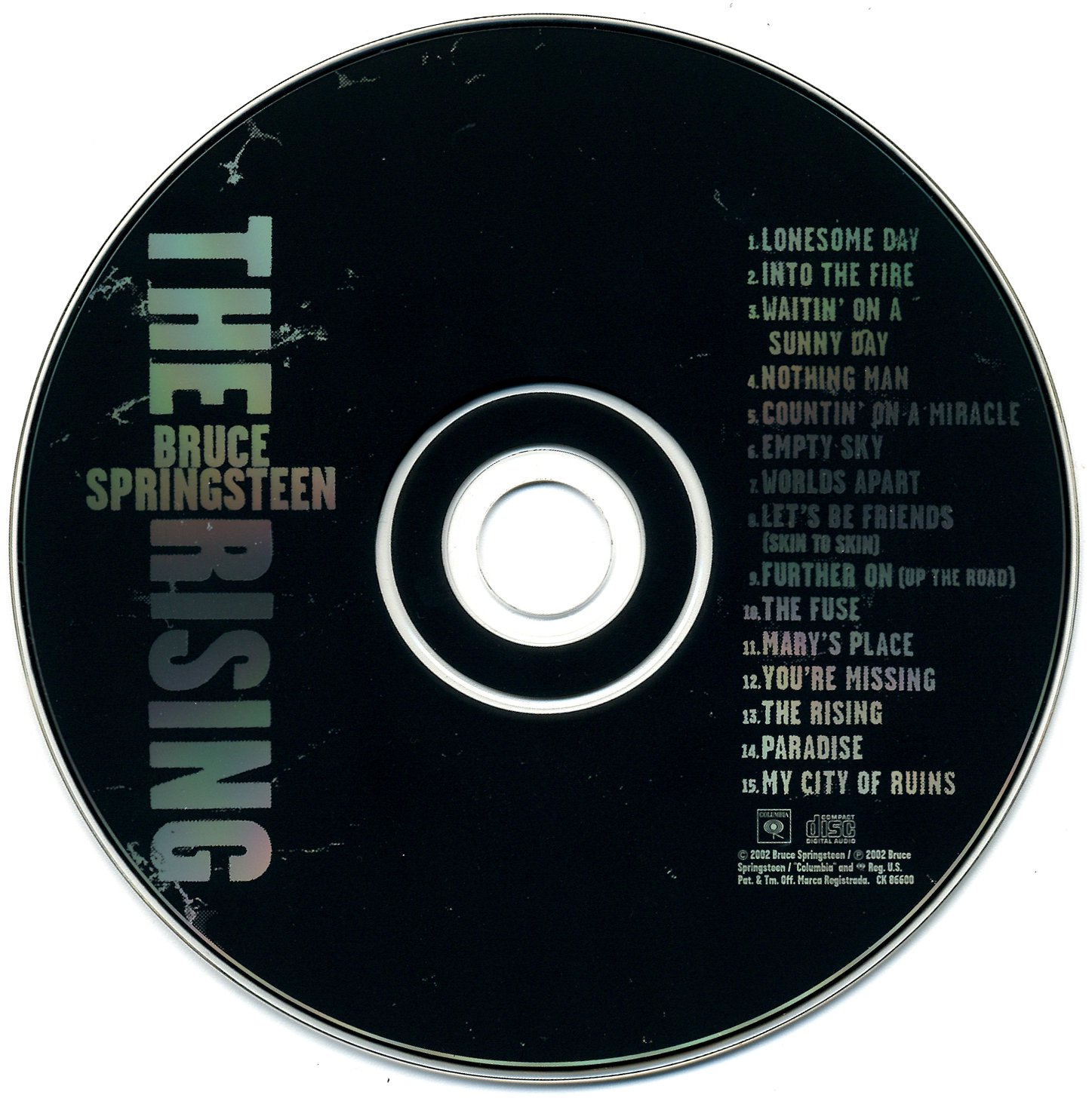 Bruce Springsteen The Rising CD