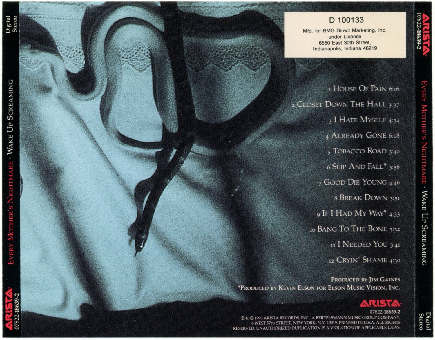 Every Mother's Nightmare Wake up Screaming CD